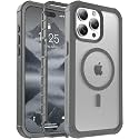 jaroco Magnetic for iPhone 15 Pro Max Case Heavy Duty Protection Gray
