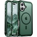 jaroco Magnetic for iPhone 16 Case Heavy Duty Protection Forest Green