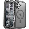 jaroco Magnetic for iPhone 16 Case Heavy Duty Protection Gray