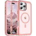 jaroco Magnetic for iPhone 16 Pro Max Case Heavy Duty Protection Pink