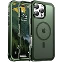 jaroco Magnetic for iPhone 16 Pro Max Case Heavy Duty Protection Army Green