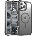 jaroco Magnetic for iPhone 16 Pro Max Case Heavy Duty Protection Gray