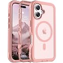 jaroco Magnetic for iPhone 17 Case Heavy Duty Protection Pink