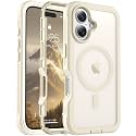 jaroco Magnetic for iPhone 17 Case Heavy Duty Protection Antique White