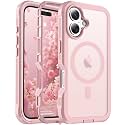 jaroco Magnetic for iPhone 17 Case Heavy Duty Protection Light Pink