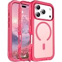 jaroco Magnetic for iPhone 18 Pro Case/iPhone 17 Pro Case Rose