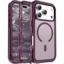 jaroco Magnetic for iPhone 18 Pro Case/iPhone 17 Pro Case Wine Red