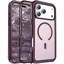 jaroco Magnetic for iPhone 18 Pro Max Case/iPhone 17 Pro Max Case Wine Red
