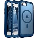 jaroco Magnetic for iPhone SE Case 3rd/2rd,iPhone 8/7 Case 4.7''-Deep Blue