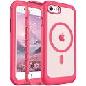 jaroco Magnetic for iPhone SE Case 3rd/2rd,iPhone 8/7 Case 4.7''-Rose