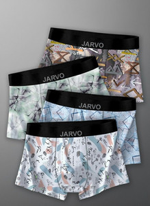 Jarvo Pack of 4 Floral Print Men