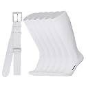 JASGOOD Baseball Softball Socks and Belt Combo Set 3 for Youth Adult Soccer Football Socks