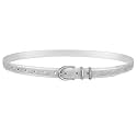 JASGOOD Women Skinny Leather Belt for Jeans Pants Fashion Ladies Thin Belt for Dress with Gold Single Prong Buckle