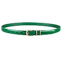 JASGOOD Women Skinny Leather Belt for Jeans Pants Fashion Ladies Thin Belt for Dress with Gold Single Prong Buckle