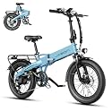 Jasion EB6 Foldable Electric Bike for Adults, Built-in 48V Lithium Battery