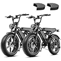 Jasion RetroVolt Electric Bike, 70-Mile Range, 2000W Peak, Fat Tire