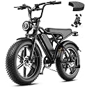 Jasion RetroVolt Electric Bike, 70-Mile Range, 2000W Peak, Fat Tire