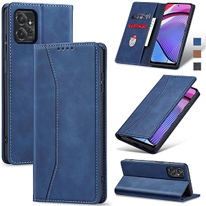 jasonyu flip wallet case for moto g power 2023blue