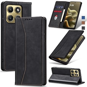 jasonyu flip wallet case for motorola edge 2026 5gblack