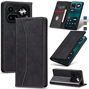 jasonyu flip wallet case for nothing phone 4a pro 5gblack