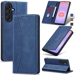 jasonyu flip wallet case for samsung galaxy a37 5gblue