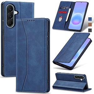 jasonyu flip wallet case for samsung galaxy a57 5gblue