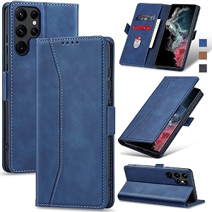 jasonyu samsung galaxy s22 ultra flip case blue