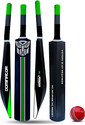 Jaspo Dominator Senior Plastic Cricket Bat with Soft Ball Cricket Kit