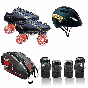 jaspo hyper-x intact shoe skate comboshoe skate knee guard elbow guard helmet bag