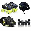 Jaspo Hyper-X Intact Shoe Skate Combo(Shoe Skate+ Knee Guard+ Elbow Guard+ Helmet+ Bag)