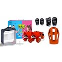 jaspo L'Il Champs Baby Kids Quad Adjustable Junior Roller Outdoor Wheel Skates Combo(Suitable For Age Group Upto 5Yrs) (Orange)