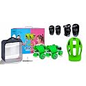 jaspo L'Il Champs Baby Kids Quad Adjustable Junior Roller Outdoor Wheel Skates Combo(Suitable For Age Group Upto 5Yrs) (Green)