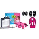 Jaspo L'Il Champs Baby Kids Quad Adjustable Junior Roller Skates Combo(Suitable For Age Group Upto 5Yrs) (Pink) - Outdoor Wheel