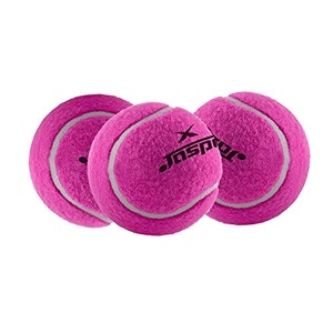 jaspo natural rubber synthetic cricket tennis ball pack of 3 pink light weight pack of 3