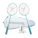Jaspo Proxcel-1103 Badminton Kit Steel Frame Racquets