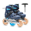 Jaspo Radar Edge 100mm Adjustable Inline Skates, Aluminium Frame, ABEC-7 Bearing In-line Adults Size  9 UK - 11 UK