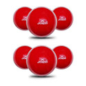 Jaspo T-20 Red Soft Pack of 6 Cricket Training Ball