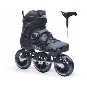 jaspo vitesse-110 inline shoe skates 3 wheels inline 110mm roller skates in-line adults