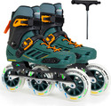 Jaspo Vitesse-110 Inline Shoe Skates 3 Wheels Inline 110mm In-line Adults Size  8 UK - 10 UK