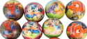 JASS  ENTERPRISES Creation Elite 8 Pcs Soft Foam Sponge Balls with Cartoon Prints Light Weight (Multicolor)