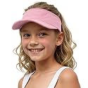 Jastore Kids Girls Boys Packable Hat Sun Visor Hats Cotton Sports Summer Golf Visor Hat
