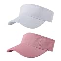 Jastore Kids Girls Boys Packable Hat Sun Visor Hats Cotton Sports Summer Golf Visor Hat