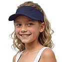 Jastore Kids Girls Boys Packable Hat Sun Visor Hats Cotton Sports Summer Golf Visor Hat