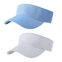 Jastore Kids Girls Boys Packable Hat Sun Visor Hats Cotton Sports Summer Golf Visor Hat