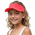 Jastore Kids Girls Boys Packable Hat Sun Visor Hats Cotton Sports Summer Golf Visor Hat