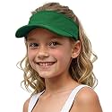 Jastore Kids Girls Boys Packable Hat Sun Visor Hats Cotton Sports Summer Golf Visor Hat