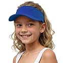 Jastore Kids Girls Boys Packable Hat Sun Visor Hats Cotton Sports Summer Golf Visor Hat