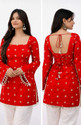 Jatsy Women Printed Straight Kurta