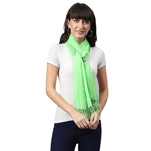 midas touch unisex rayon scarf stole size- 28  72 inch