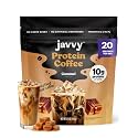 Javvy Protein Coffee for Cold Brew &amp; Iced Coffee, Caramel Latte, 3 Pack
